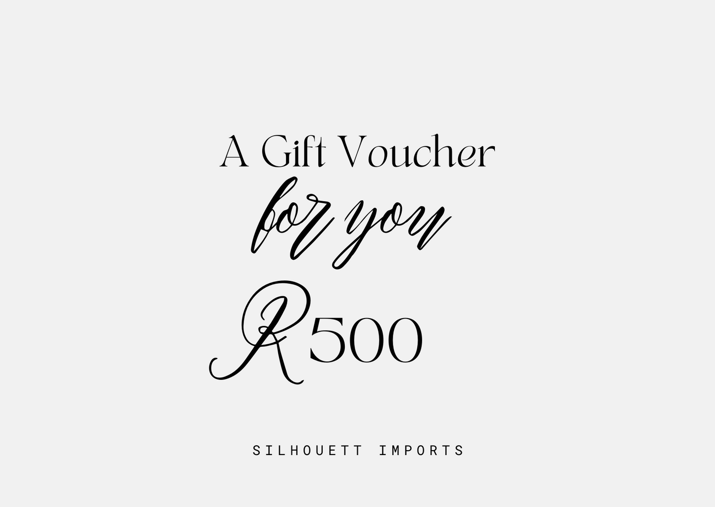 Silhouett Gift Card Online