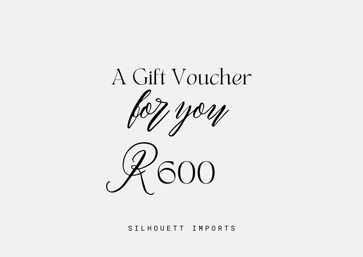 Silhouett Gift Card Online