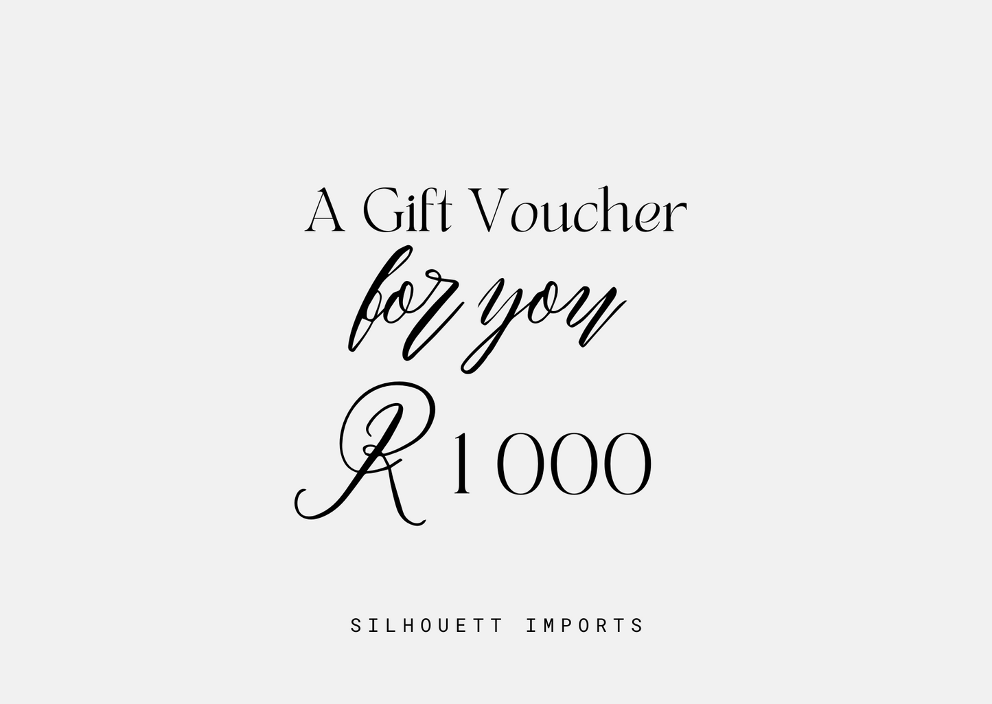 Silhouett Gift Card Online