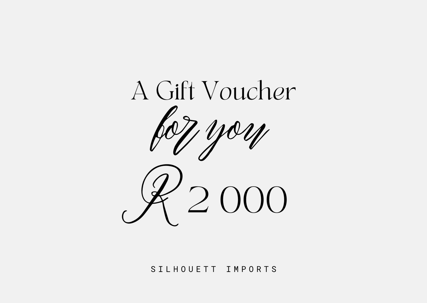 Silhouett Gift Card Online