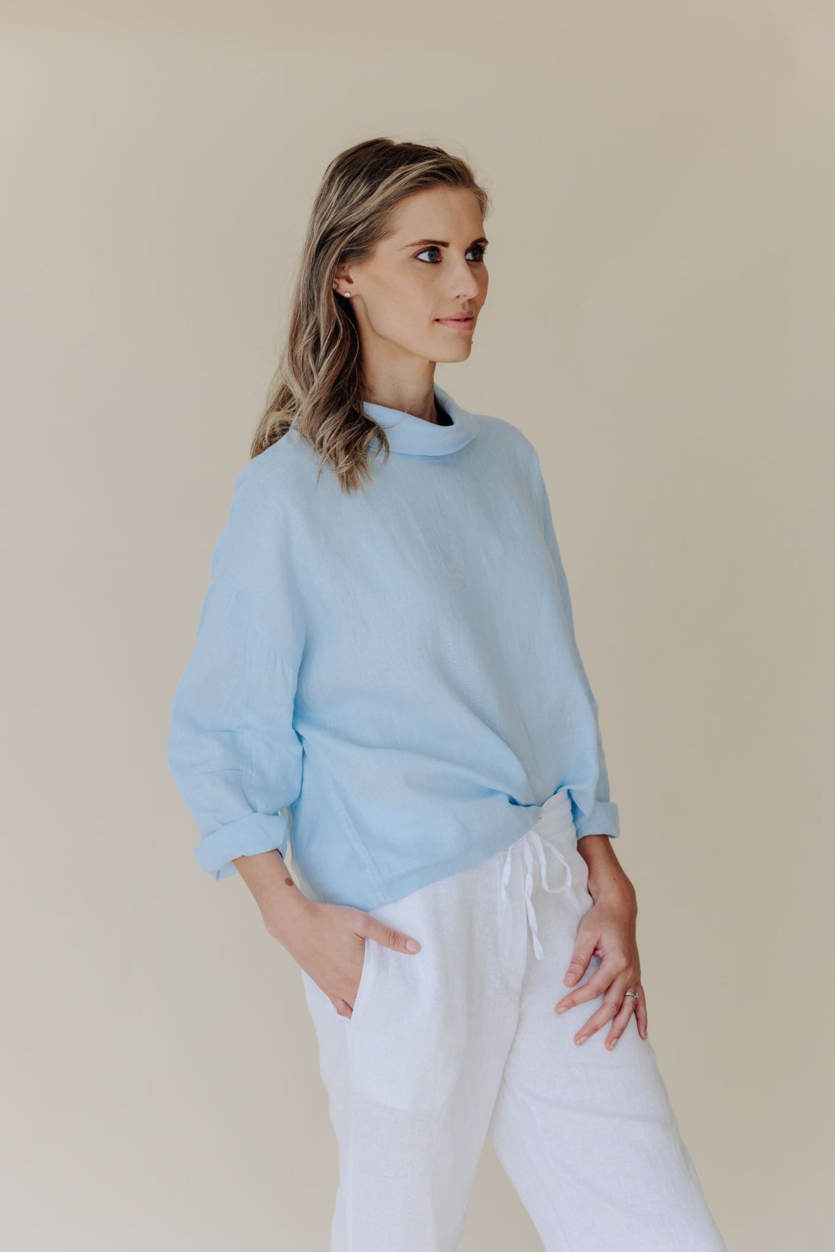 Linda Linen L/Sleeve