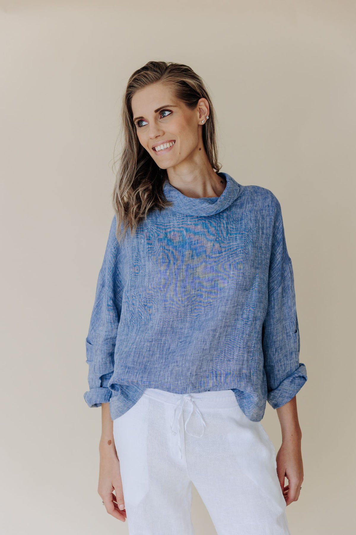 Linda Linen L/Sleeve