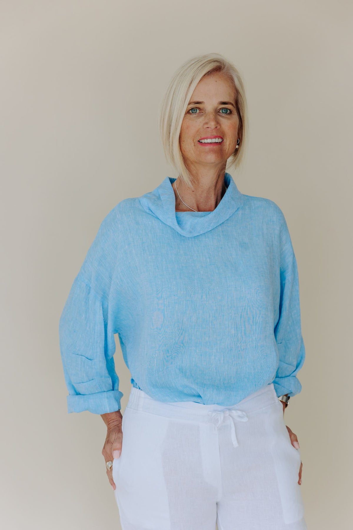 Linda Linen L/Sleeve