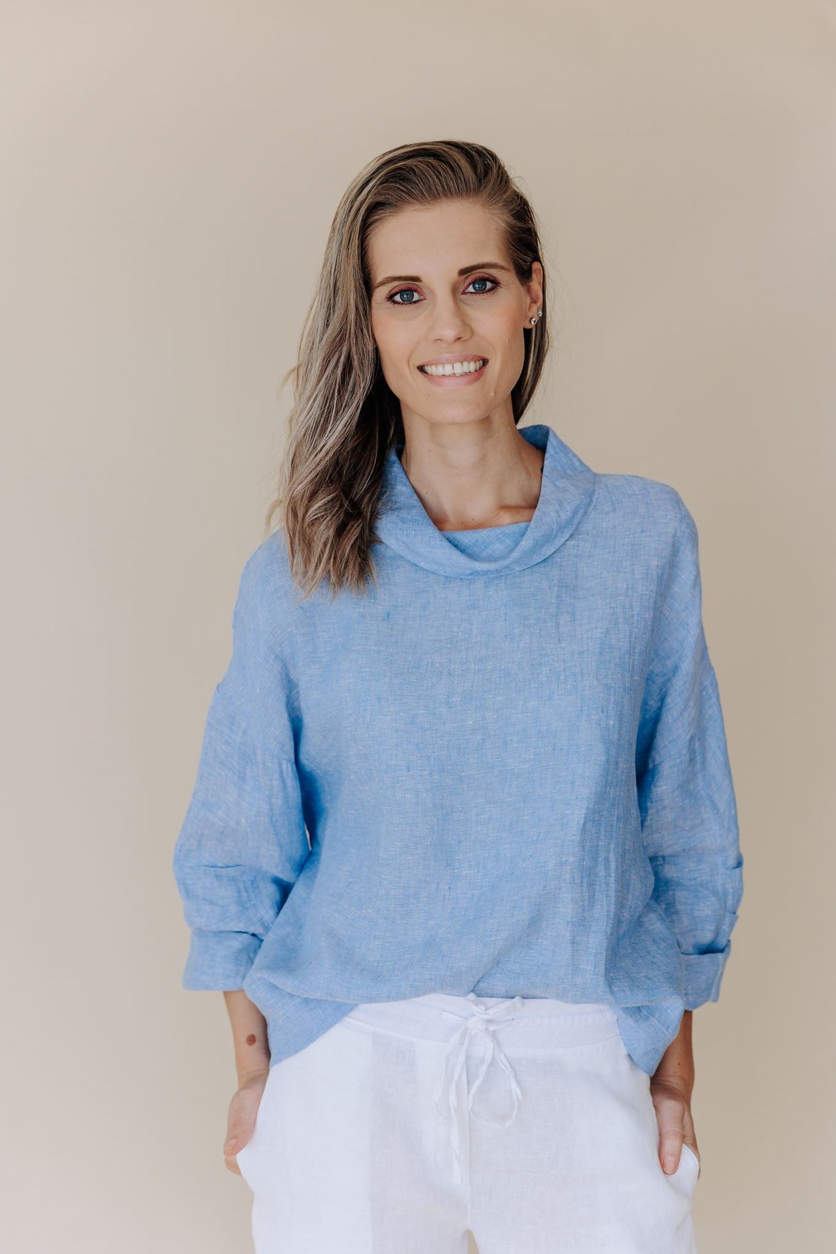 Linda Linen L/Sleeve