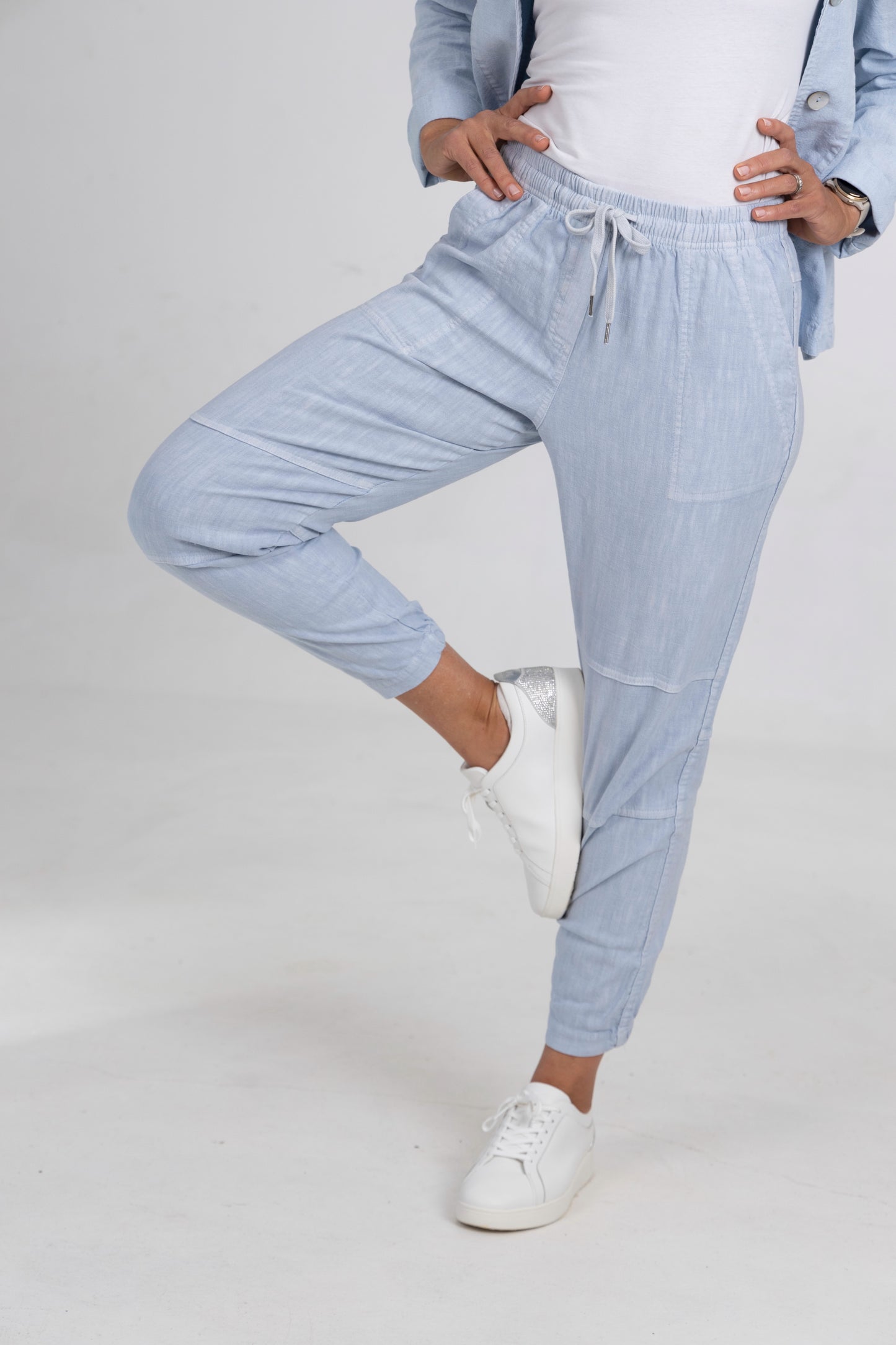 Rae Linen/Spandex Pants