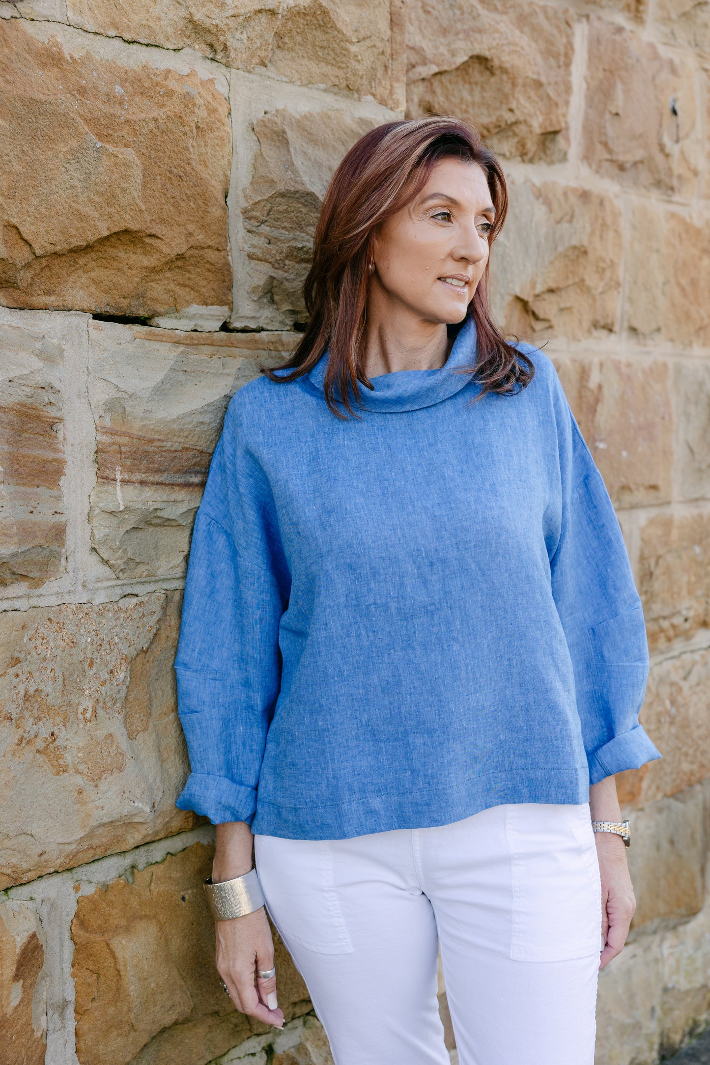 Linda Linen L/Sleeve