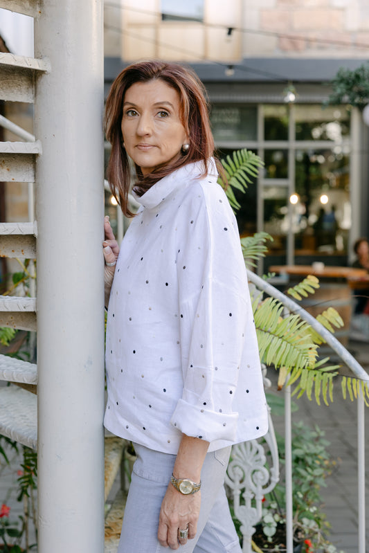 Linda Linen L/Sleeve