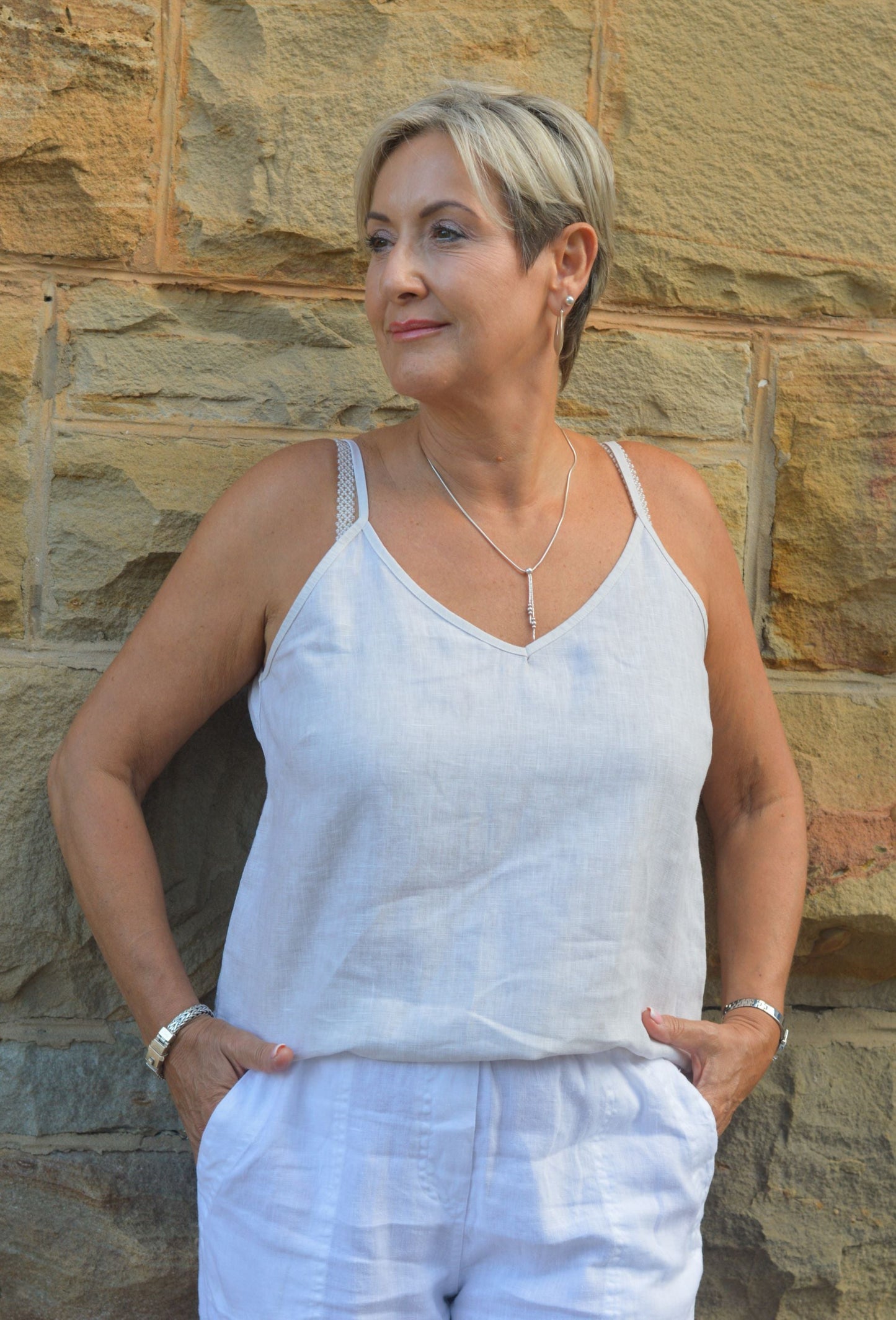 Linen Tank Top