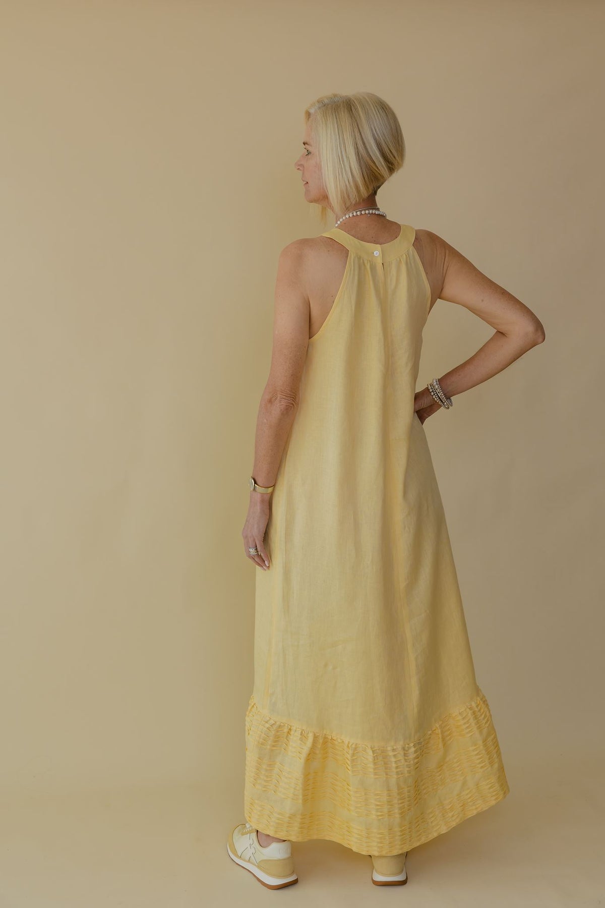 Lila Linen Dress