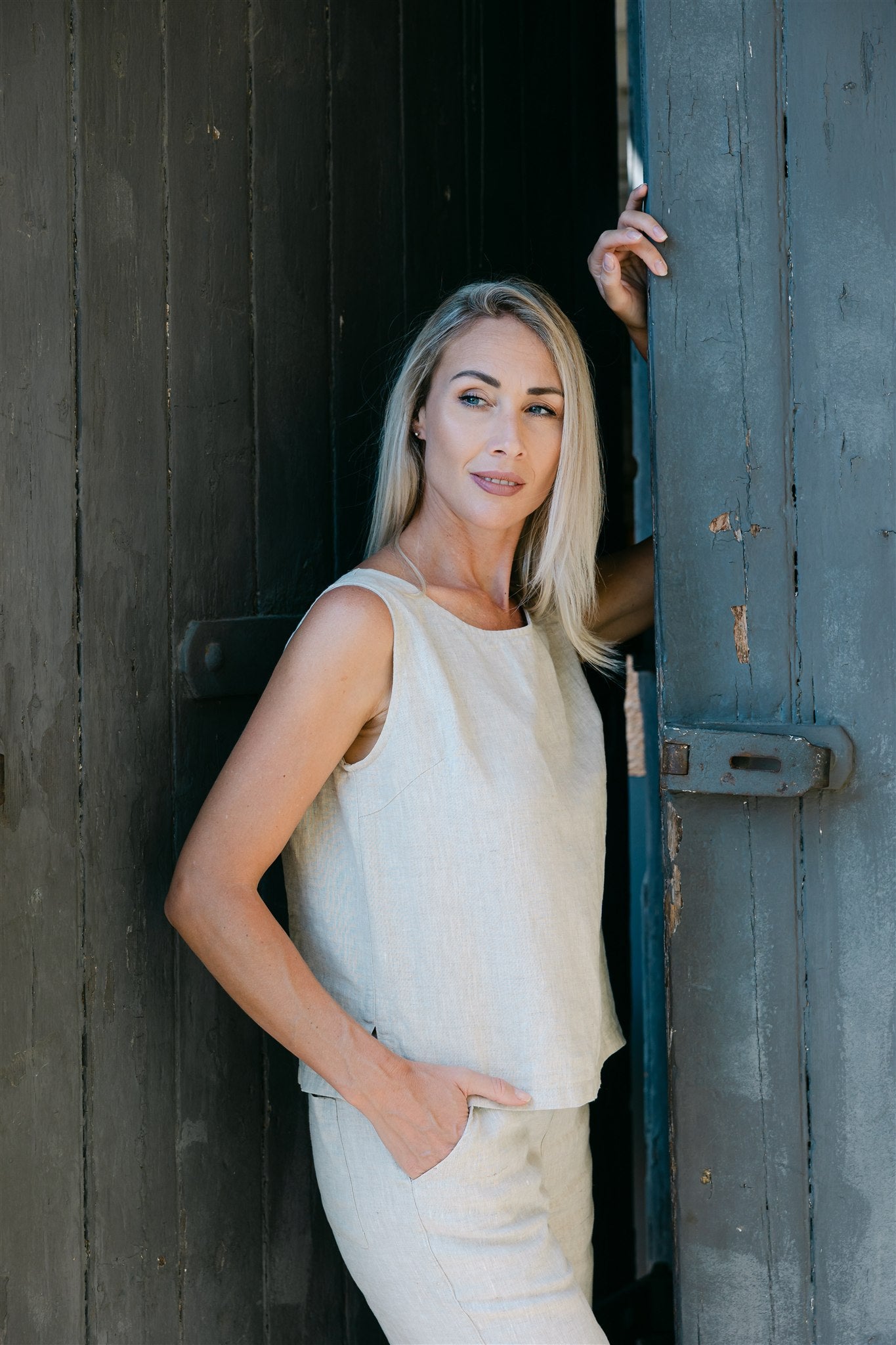 Iris Linen Cami