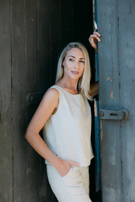 Iris Linen Cami